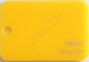 Plexi Perspex 260 1000x600x3,0mm żółta