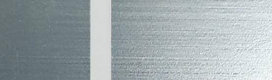 Laminat Laserply 3150/10 1220x610x0,8mm srebrny szczotkowany/biały z podkładem klejącym
