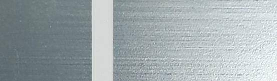 Laminat Laserply 3150/10 1220x610x0,6mm srebrny szczotkowany/biały z podkładem klejącym