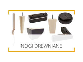 Tapicerski Nogi Drewniane