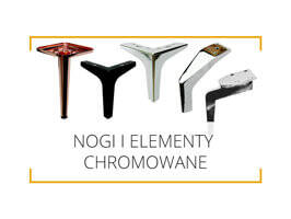 Tapicerski Nogi i Elementy Chromowane