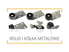 Tapicerski Rolki i Kółka Metalowe