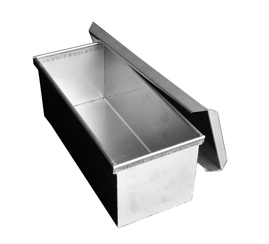 A rectangular metal pan with a removable lid, perfect for baking various dishes.