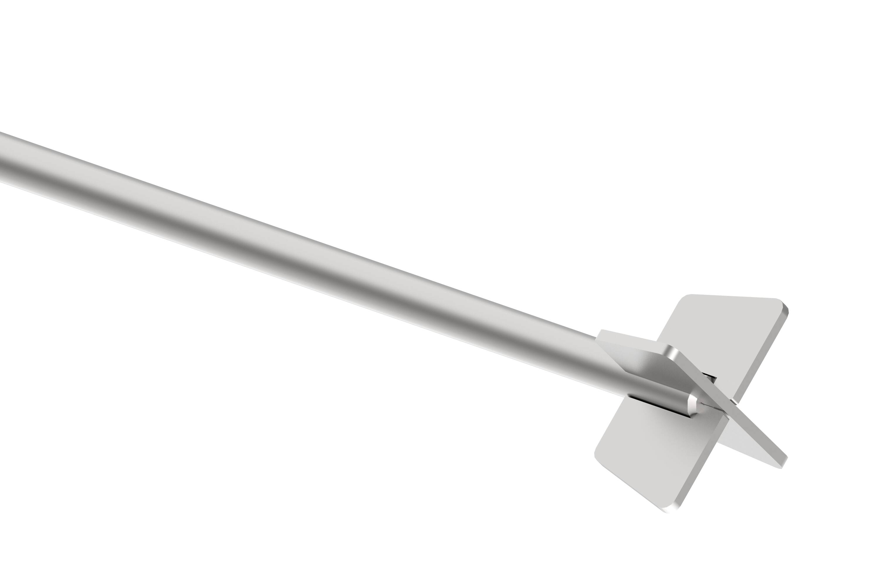 Laboratory crossed blade stirrer made out of stainless steel